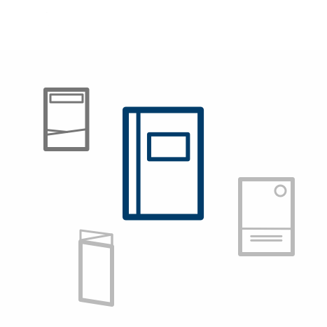 Öffnen Handbuch und Broschüren